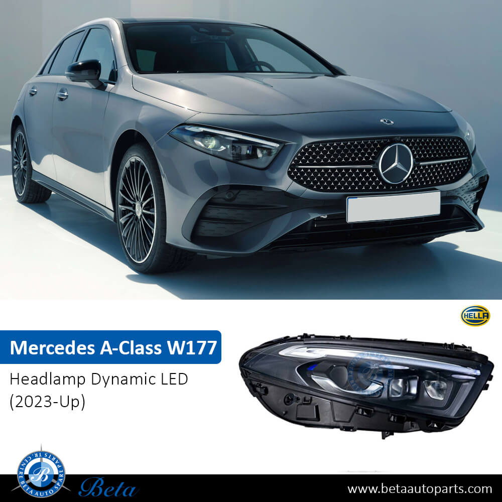 Mercedes A-Class W177 (2023-Up), Headlamp Dynamic LED (Right), Hella, 1779067004 Mercedes A-Class W177 (2023-Up), Headlamp Dynamic LED (Right), Hella, 1779067004